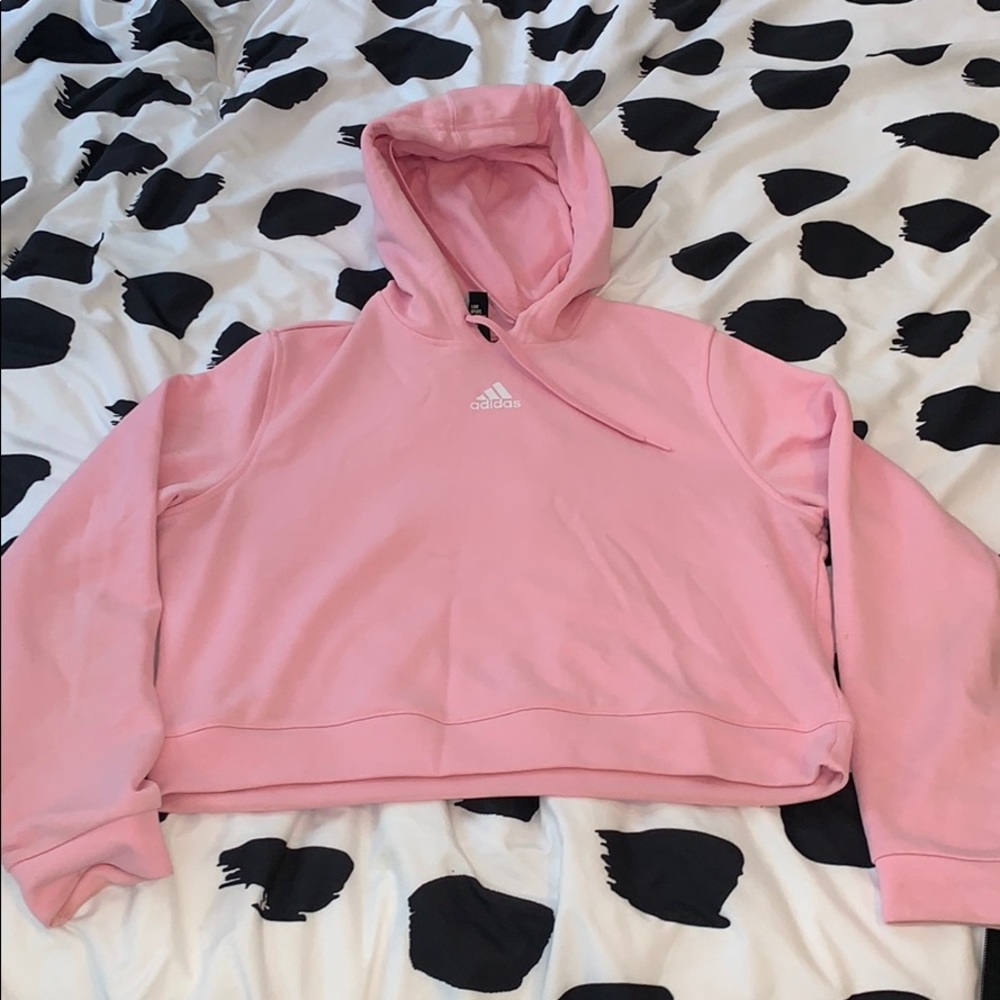 Pink adidas sweatshirt